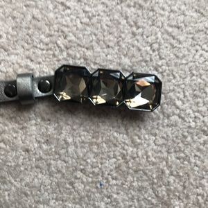 Banana Republic Grey belt with sparkly buckle